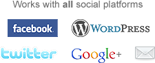 Works with all social platforms